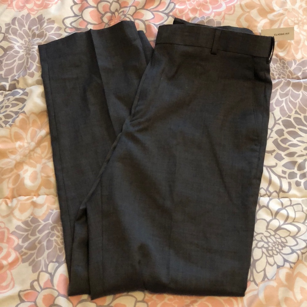 Men’s Charcoal Dress Pants